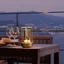 Bordslampa lantern design led gold