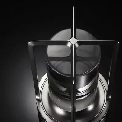Bordslampa lantern design led silver