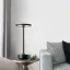 Bordslampa dumbbell design svart