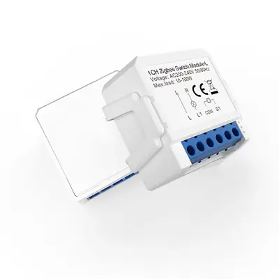 Inbyggnadsrelä utan nolla ZigBee