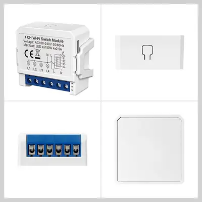 Inbyggnadsrelä ZigBee
