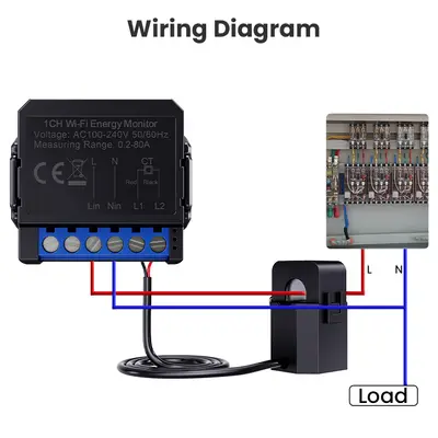 Energimätare med WiFi modul