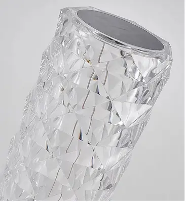 Trådlös bordslampa kristall design