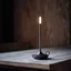 Bordslampa vintage design svart