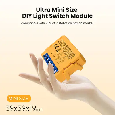 Inbyggnadsrelä med dimmerfunktion ZigBee