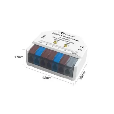 Gledopto GL-SD-301 Triac AC Dimmer Ultra-Mini, Zigbee dimensions