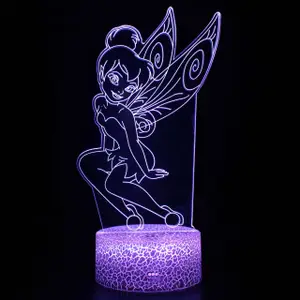 3D Led lampa - Fairy