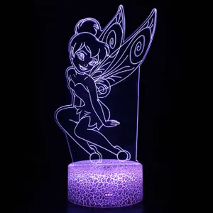 3D Led lampa - Fairy