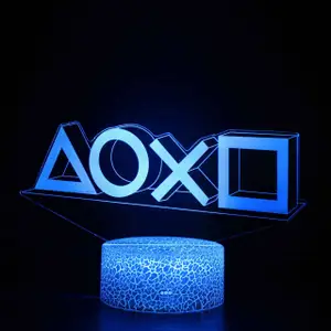 3D Led lampa - Gamepad