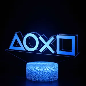3D Led lampa - Gamepad