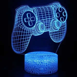3D Led lampa - Spelkontroll 1