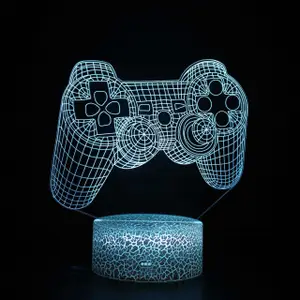 3D Led lampa - Spelkontroll 2