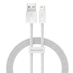 Baseus Dynamic Snabbladdare USB-A till Lightning, 2.4A, 1m - Vit