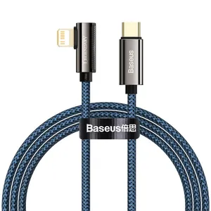 Baseus Legend Vinklad Snabbladdare USB-C till Lightning, 20w, 1m - Blå