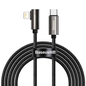 Baseus Legend Vinklad Snabbladdare USB-C till Lightning, 20w, 2m - Svart