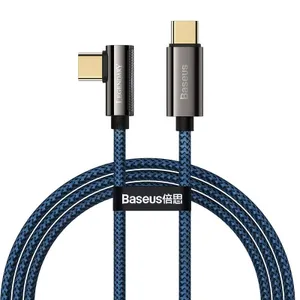 Baseus Legend Vinklad Snabbladdare USB-C till USB-C, 100w, 1m - Blå