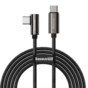Baseus Legend Vinklad Snabbladdare USB-C till USB-C, 100w, 2m - Svart