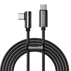 Baseus Legend Vinklad Snabbladdare USB-C till USB-C, 100w, 2m - Svart