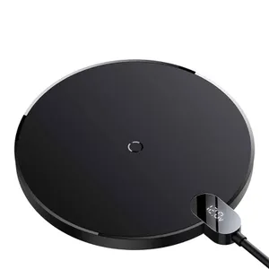 Baseus Trådlös Laddare med display, 15w - Svart