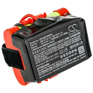Batteri till Gardena McCull och Rob R600 m.fl.