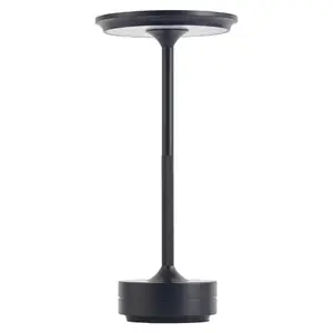 Bordslampa dumbbell design svart