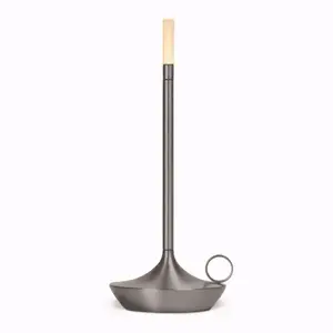 Bordslampa vintage design grå