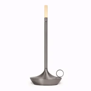 Bordslampa vintage design grå