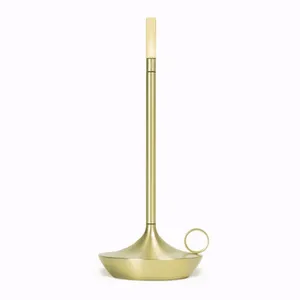 Bordslampa vintage design guld