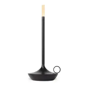 Bordslampa vintage design svart
