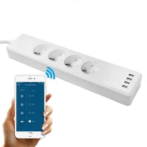 Förgreningsdosa, 4-Vägs, 4 USB-A, Wifi