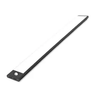 Garderobslampa LED med rörelsesensor, 233 mm - Svart