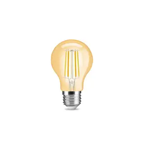 Gledopto Filament Led PRO, E27, 7W, CCT, Amber (A60), Zigbee