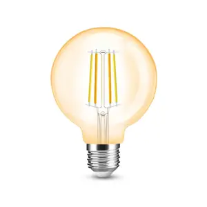 Gledopto Filament Led PRO, E27, 7W, CCT, Amber (G95), Zigbee