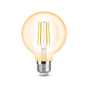 Gledopto Filament Led PRO, E27, 7W, CCT, Amber (G95), Zigbee