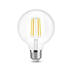 Gledopto Filament Led PRO, E27, 7W, CCT, Clear (G95), Zigbee