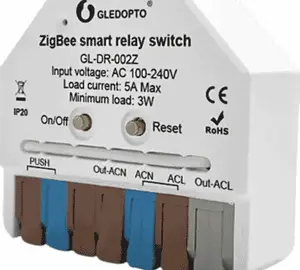 Gledopto smart reläbrytare 5A med Zigbee