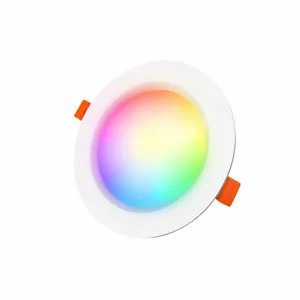 Gledopto Ultra Flat Led Downlight Pro, 6 W, RGB+WW+CW, Zigbee
