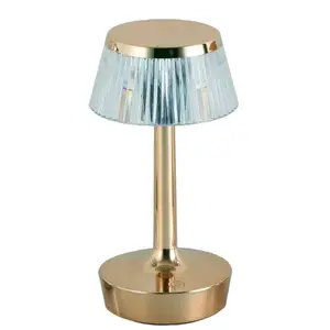 Portabel bordslampa - Guld