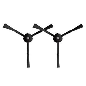 Sidoborste till Roborock, 3 armad, svart (2-pack)