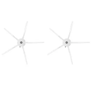 Sidoborste till Roborock, 5 armad, vit (2-pack)