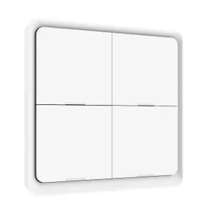Strömbrytare, Scenpanel 4 knappar Zigbee