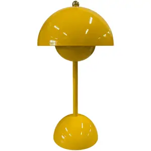 Svamplampa Flower Bud – Yellow LED Bordslampa
