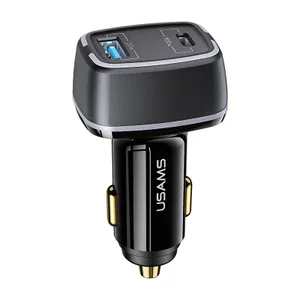 Usams Billaddare 120W, USB-A + USB-C