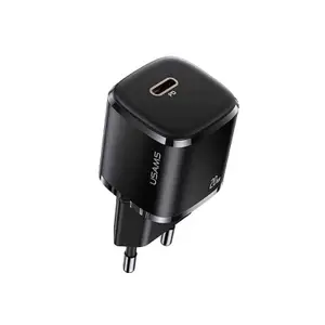 Usams Snabbladdare, 20W, USB-C - Svart