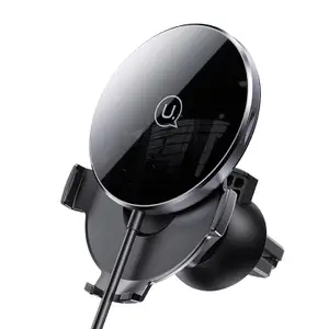Usams Ultra-Slim Magnetiskt Billaddare 15W - Svart