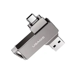 Usams USB-minne (USB-A & USB-C) 64 GB