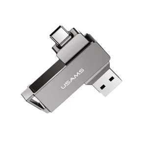 Usams USB-minne (USB-A & USB-C) 64 GB