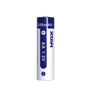 XTAR AA Batteri, 1.2V, 2200 mAh, Ni-MH 4-pack med plastlåda