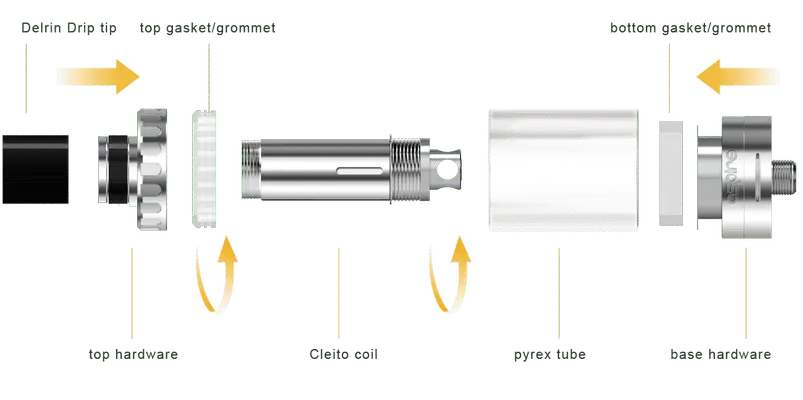 Aspire Cleito Parts Delar
