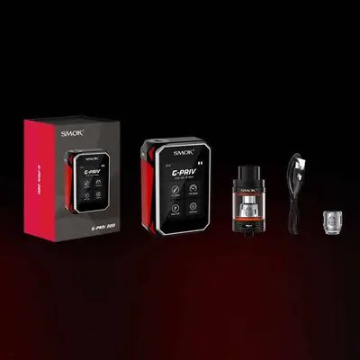 SMOK G-Priv 220 + TFV8 Big Baby (220W, 5 ml, Touchskärm) - Utgående